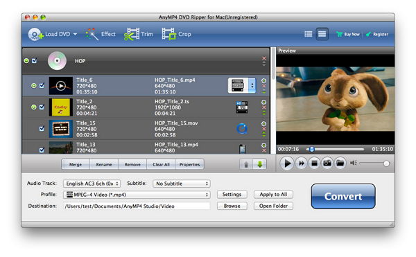 for mac convert dvd to mp4